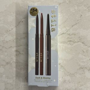 NEW Stila Dark & Stormy Stay All Day Stick Eye Liner Set of 3 Cosmetics